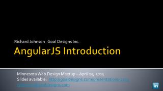 AngularJS Introduction