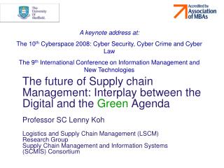 The future of Supply chain Management: Interplay between the Digital and the Green Agenda