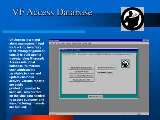 VF Access Database