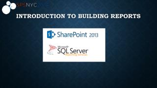 Introduction to Building Reports