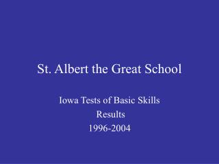 St. Albert the Great School