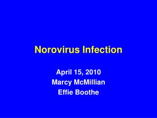 Norovirus Infection