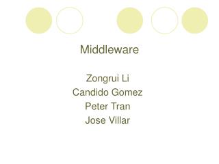 Middleware