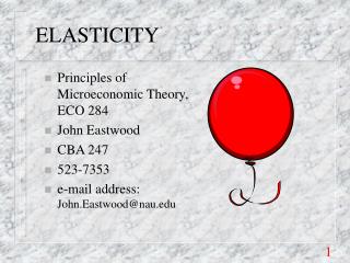 ELASTICITY