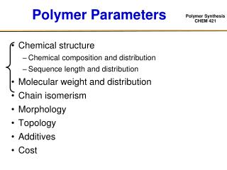 Polymer Parameters