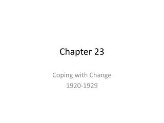Chapter 23