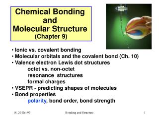 Chemical Bonding and Molecular Structure (Chapter 9)