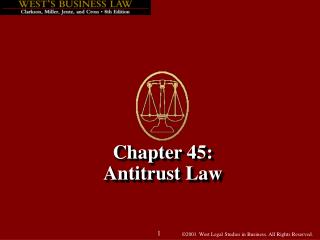 Chapter 45: Antitrust Law