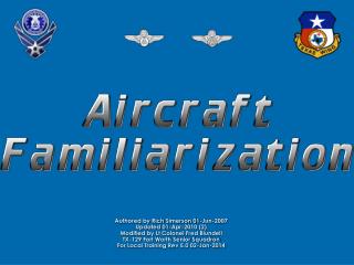 Aircraft Familiarization