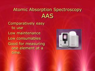 Atomic Absorption Spectroscopy AAS