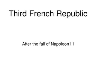 Third French Republic