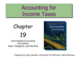 Accounting for Income Taxes