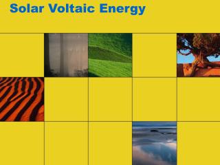 Solar Voltaic Energy