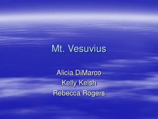 Mt. Vesuvius