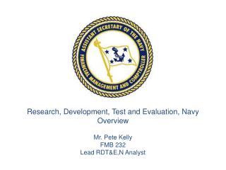 Research, Development, Test and Evaluation, Navy Overview