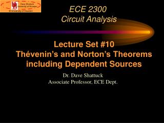 ECE 2300 Circuit Analysis