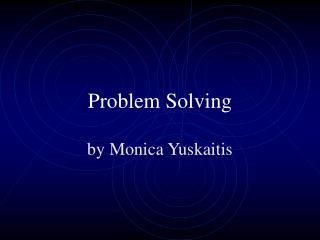 Problem Solving