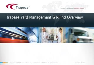 Trapeze Yard Management &amp; RFind Overview