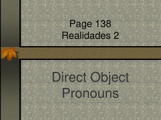 Page 138 Realidades 2