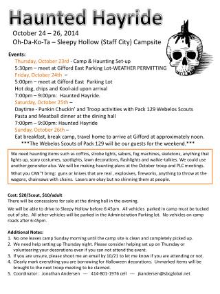 Haunted Hayride