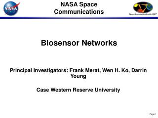 Biosensor Networks