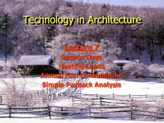 Technology in Architecture