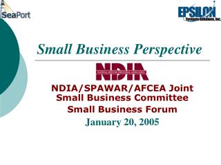 Small Business Perspective