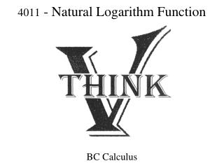 4011 - Natural Logarithm Function