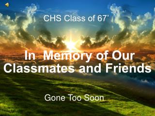 CHS Class of 67’