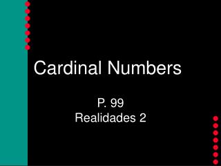 Cardinal Numbers