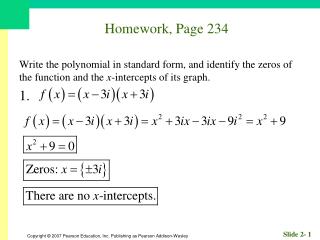 Homework, Page 234