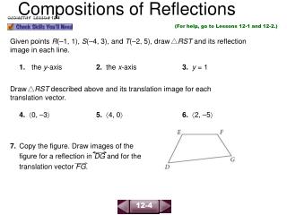 Compositions of Reflections