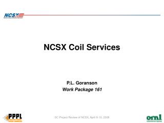 NCSX Coil Services