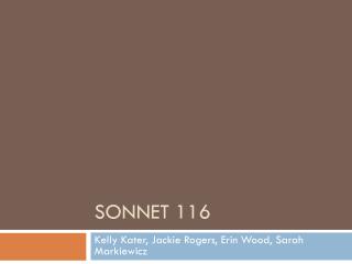 Sonnet 116