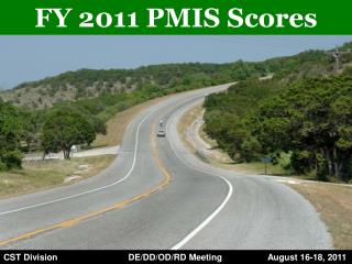 FY 2011 PMIS Scores