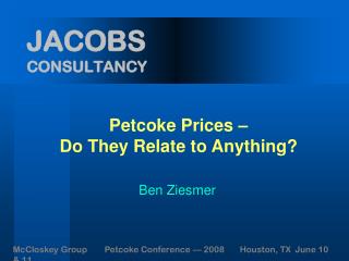 Petcoke Prices – Do They Relate to Anything?