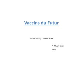 Vaccins du Futur