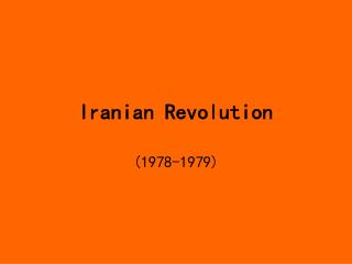 Iranian Revolution