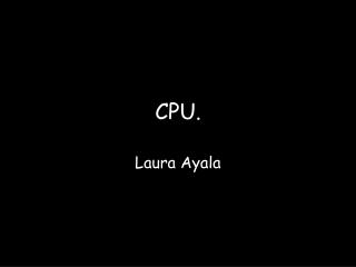 CPU.