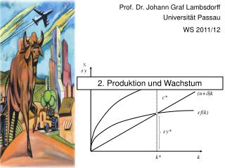 Prof. Dr. Johann Graf Lambsdorff Universität Passau WS 2011/12