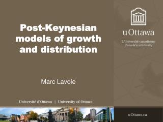 Post-Keynesian models of growth and distribution