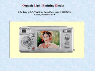 O rganic L ight E mitting D iodes