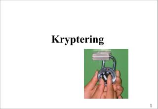 Kryptering