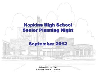 Hopkins High School Senior Planning Night