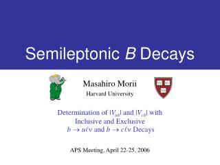 Semileptonic B Decays