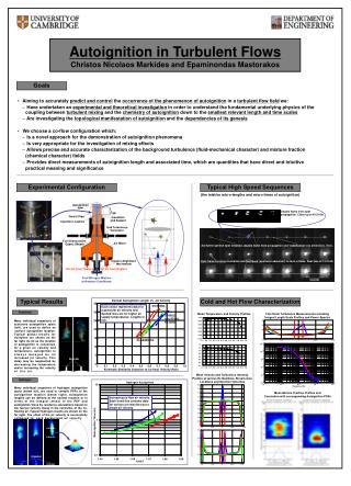 Autoignition in Turbulent Flows Christos Nicolaos Markides and Epaminondas Mastorakos