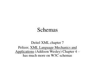 Schemas