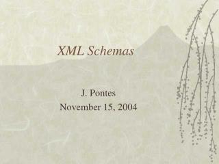 XML Schemas
