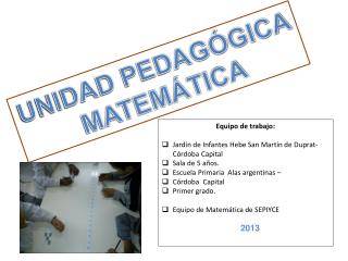 UNIDAD PEDAGÓGICA MATEMÁTICA