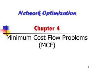 Network Optimization